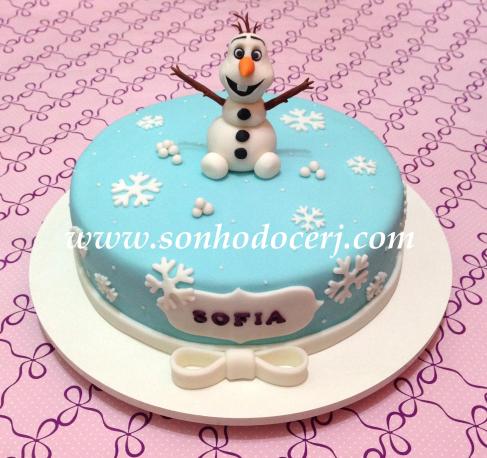 Bolo Frozen (Olaf)! (Cód: B174 )